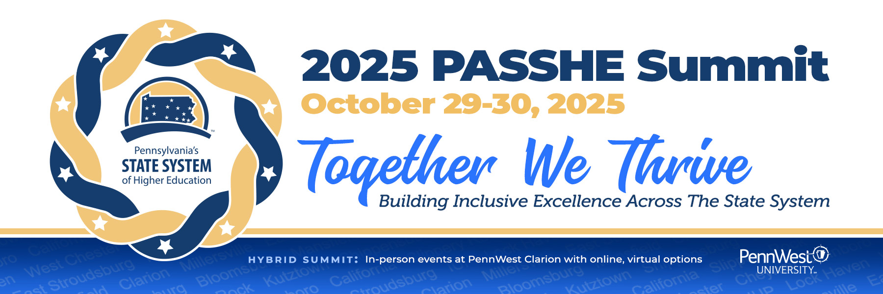 2025 PASSHE Summit banner graphic