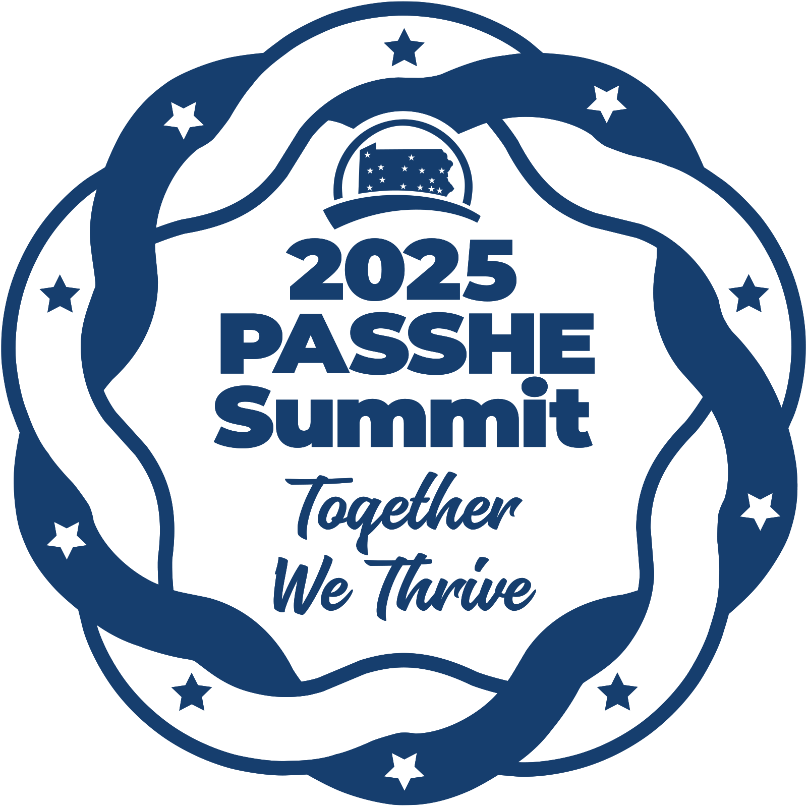 2025 PASSHE Summit Unity Ring Logo for Light Backgrounds